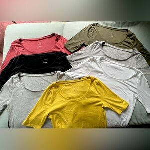 Lot of seven Large A New Day t shirts